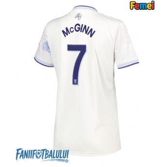 Aston Villa John McGinn #7 Tricou Fotbal Replică 2025-26 Femei Treilea